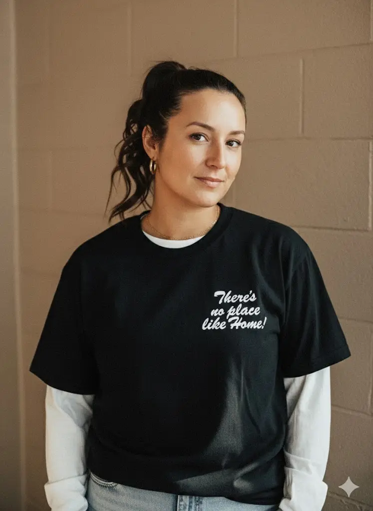 Home Layered Tee - front view