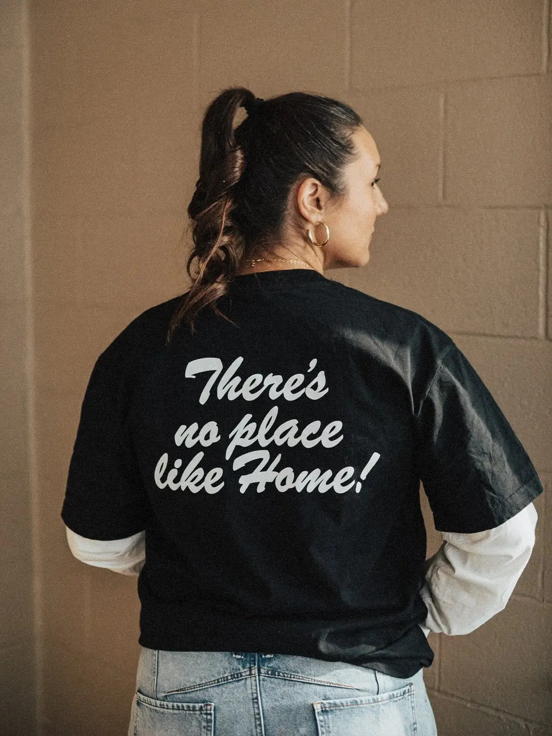 Home Layered Tee - back view